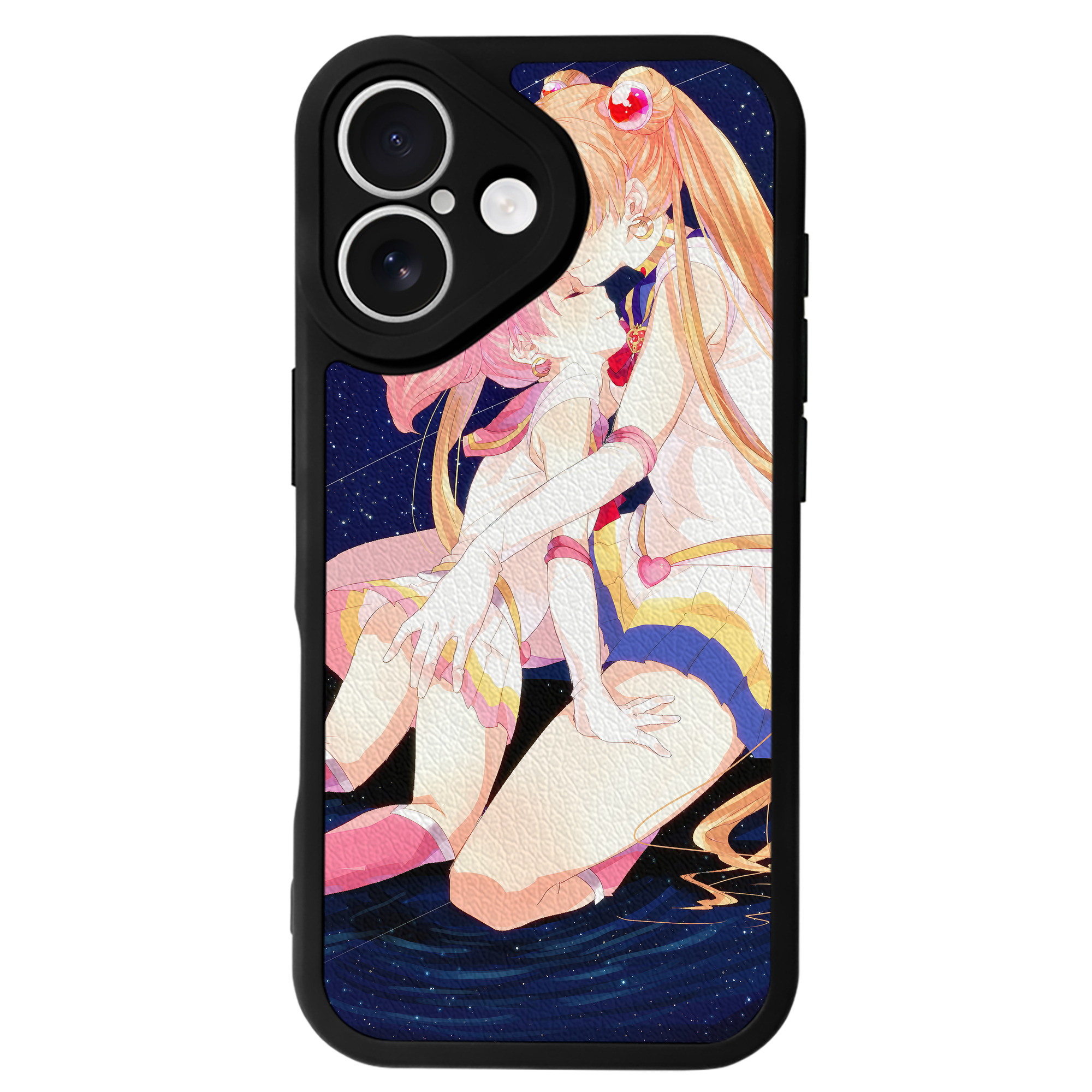（画像用） 美少女戦士セーラームーン Sailor Moon 【iPhone 16シリーズ対応】シリコンスマホケース（レザー調） 材質：シリコン